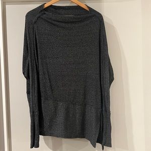 Free People Long Dolman Sleeve Boat Neck Sweater